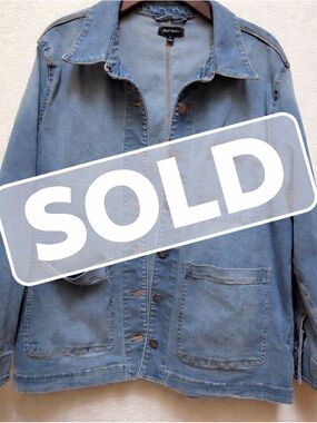 Well Worn Light Blue Denim Utility Jacket